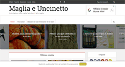 Desktop Screenshot of maglia-uncinetto.it